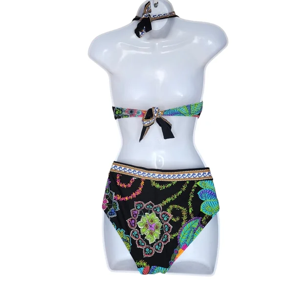 Trina Turk Multicolor Floral Bikini - Picture 7 of 14